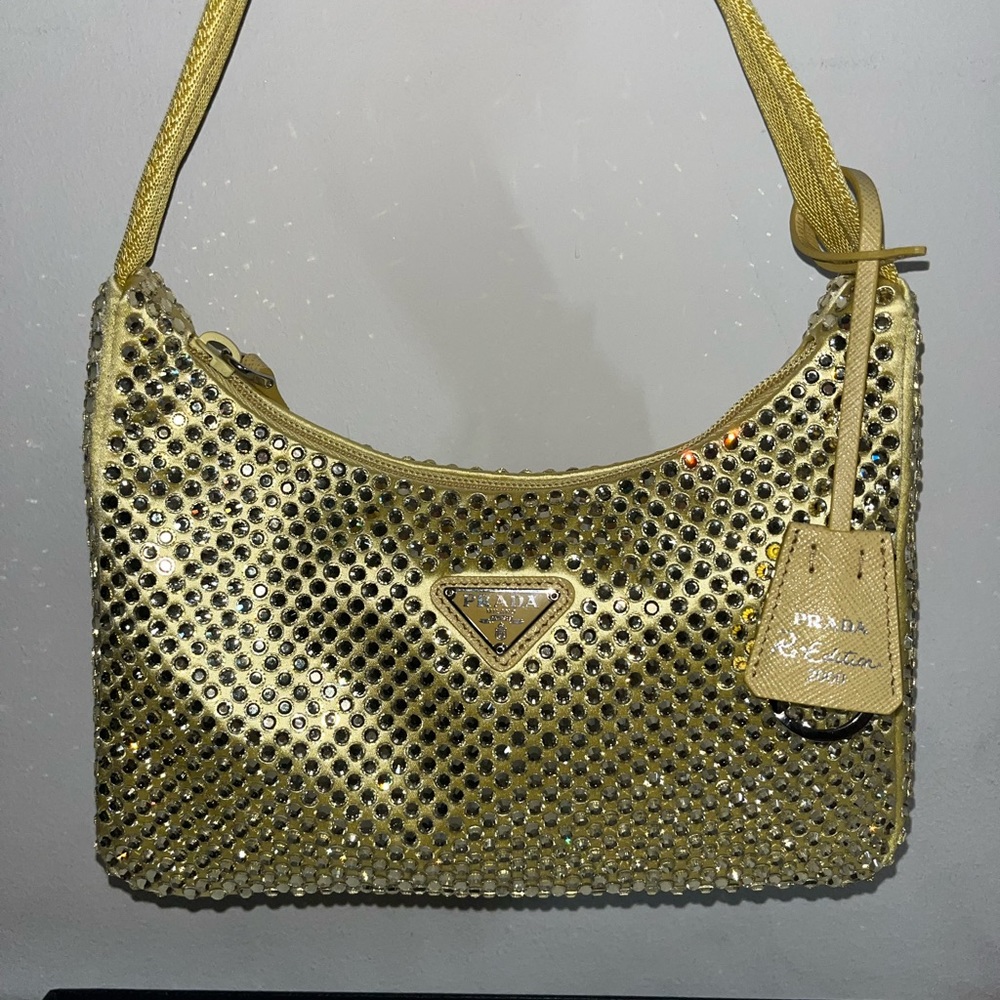 Prada Crystal 200 Re-edition Pineapple color.
